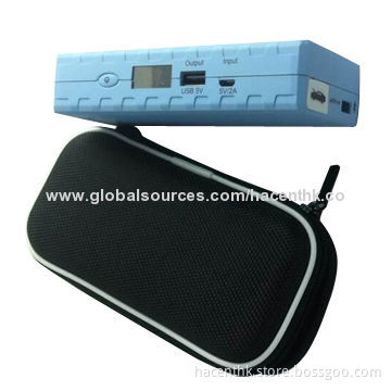 New private mode, 12,000mAh car jump starter power bank with LCD power display and selftimer